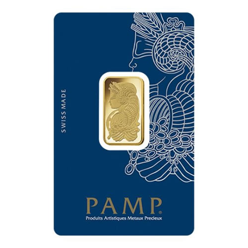 10 Gram Pamp Suisse Lady Fortuna Gold Bar In Assay