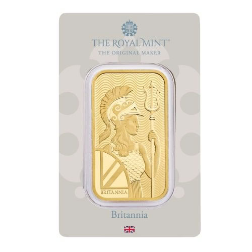 1 oz British Gold Britannia Bar - In Assay